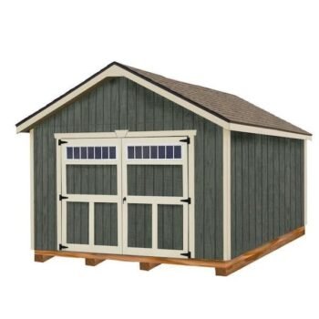 Best Barns Greenbriar 12 x 16 Wood Shed Garage Kit
