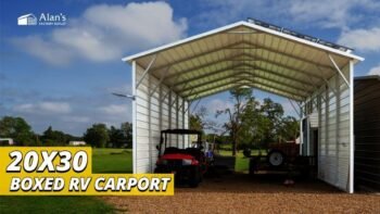 Alan's Factory Outlet 20x30 ft. Regular Roof Carport Free Set Up & Delivery