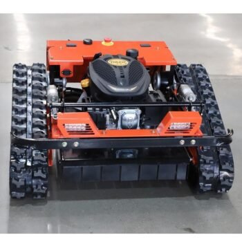 Deepkron Robotic Lawn Mower Gasoline Rato 225cc 9HP Remote Controlled Tracked Lawn Mower All-Terrain Robotor Mower Classic