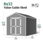 Little Cottage Co Value Gable Wood Shed Kit