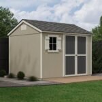 Handy Home Avondale 10x8 Wood Storage Shed w/ Floor