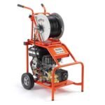 Ridgid KJ-3100 3000 PSI 5.5 GPM Portable Water Jetter for 2 in. to 10 in. Drain Lines with Removeable Nylon Braid Hose/Reel