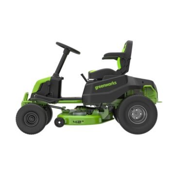 Greenworks 60V 42 inch Cordless Battery CrossoverT Riding Mower + 8.0Ah Batteries & 600w Wall Charger 7432002