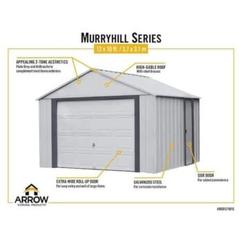 Arrow Murryhill 12 x Garage Steel Storage Building
