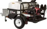 Northstar Trailer-Mounted Hot Water Commercial Pressure Washer 4000 PSI
