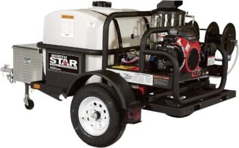 Northstar Trailer-Mounted Hot Water Commercial Pressure Washer 4000 PSI