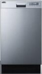 Summit 18" Wide Built-In Dishwasher