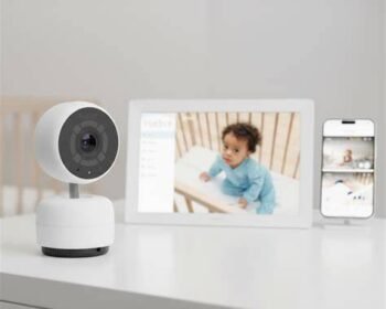 Harbor Baby Monitor The Only Low-EMF Camera and Monitor System for Babies and Kids, Includes Camera and Large Screen Physical Monitor