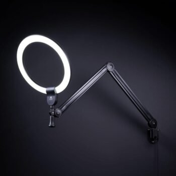 Minerva Beauty Aura LED Ring Light on Flexible Arm Great for social media!