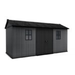 Keter 7.5' x 15' Newton Plus Resin Outdoor Shed Durable Storage