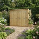 Installation Included Brighton Wood Storage Shed