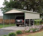 Alan's Factory Outlet Boxed Eave Roof Carport Free Set Up & Delivery