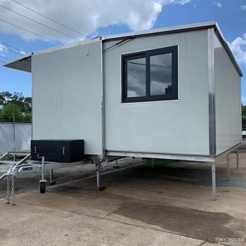 ALEKO x-Folding Tiny Home on Wheels 19L x 8W Local Pickup Only