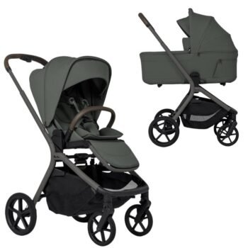 Silver Cross Breez Compact Stroller + Folding Bassinet Bundle