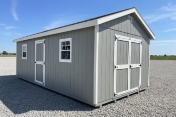 Shed Master 12 x 24ft. Ranch Style Wood Storage Shed for Existing Cement Pad Foundation