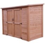 CedarCraft Heavy Duty 4 ft. x 2 ft. Solid Cedar Wood Lean To Storage Shed str4x237