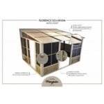 Gazebo Penguin Florence Metal Roof