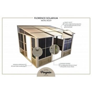 Gazebo Penguin Florence Metal Roof