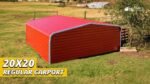 Alan's Factory Outlet Regular Roof Carport North Free Set Up & Delivery