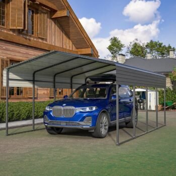 Heavy Duty Carport with Galvanized Steel Roof COSIEST