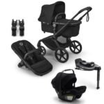 Bugaboo Fox 5 + Turtle Air Travel System black/midnight black