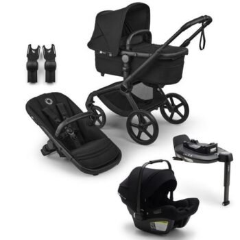 Bugaboo Fox 5 + Turtle Air Travel System black/midnight black