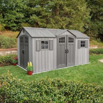 Lifetime 15 x 8 ft. Outdoor Storage Shed
