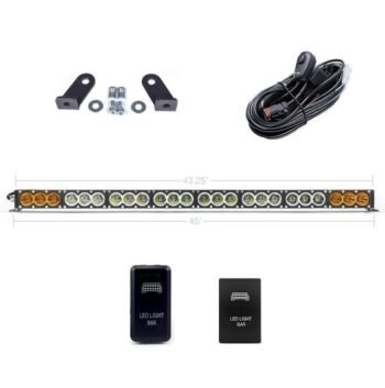 Dual Function Light Bar Sherpa Roof Rack Mounting Bracket Kit INCLUDE Dual Function LED Light Bar / Wire Harness and Dual Function Switch