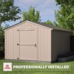 Tuff Shed Professional Install Tahoe Series 10 ft. W x 12 ft. D Wood Shed Providence Storage 8 ft. H Sidewall