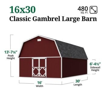 Little Cottage Co. Classic Gambrel Large Barn
