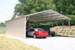 Alan's Factory Outlet Boxed Eave Roof Carport North Free Set Up & Delivery